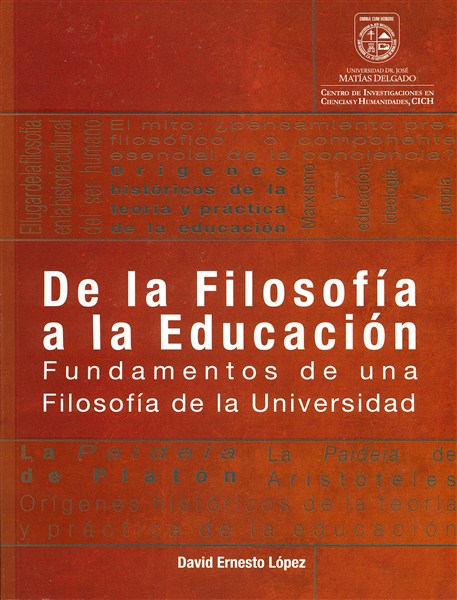 De la Filosofía a la Educación. Fundamentos de una Filosofía de la Universidad Portada