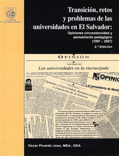 Transición, retos y problemas de las universidades en El Salvador Portada