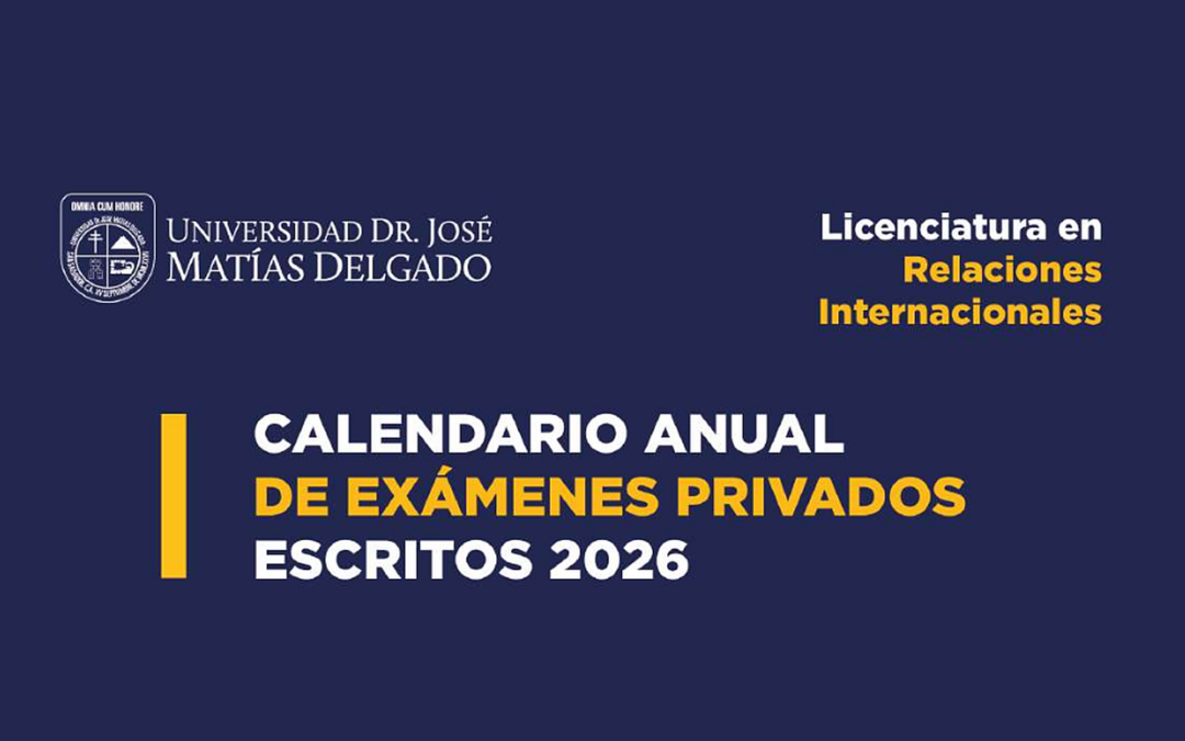 Calendario anual de exámenes privados escrito 2026
